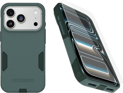 OtterBox iPhone 17 Pro Bundle: Commuter Series MagSafe Case & Screen Protector