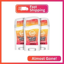 Tom's of Maine Aluminum-Free Wicked Cool Natural Deodorant for Kids, Summer Fun