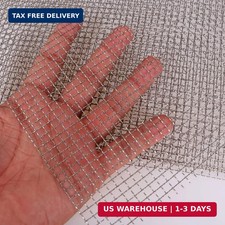 Wire Mesh Sheet Stainless Steel Woven Wire 5 Mesh No Rust Meshes Screen for DIY