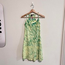 Vintage Volcom Spaghetti Strap Dress Y2K Glam Surf Skater Size Medium Emo