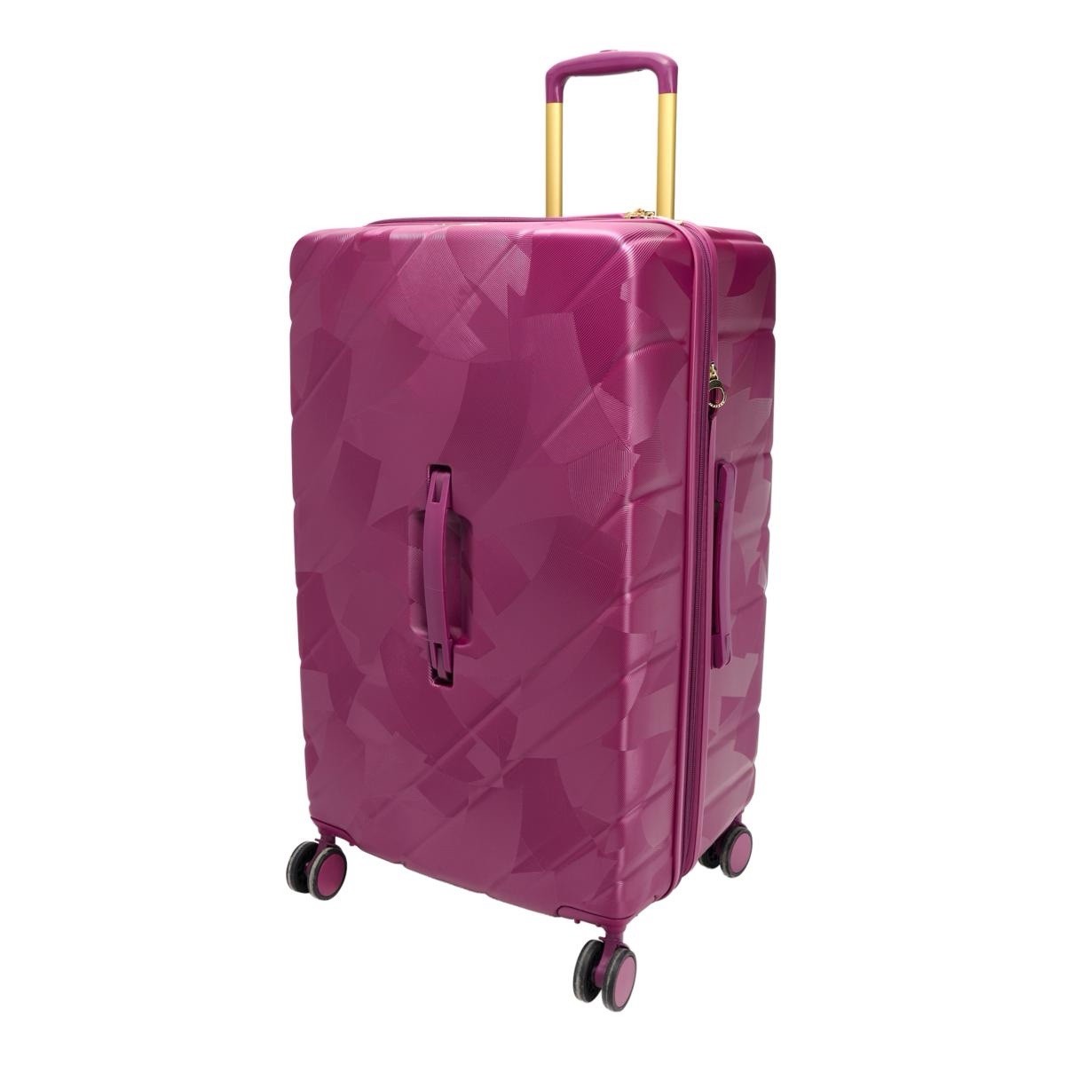 Samantha Brown 30" Trunk Style Case Spinner Luggage-Purple -