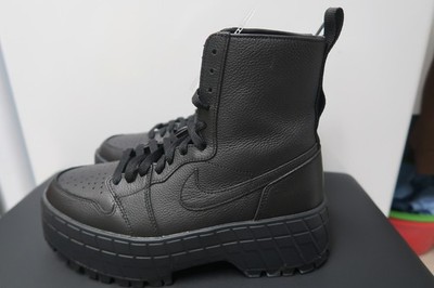 Nike Women's Air Jordan 1 Brooklyn High 'Triple Black' FJ5737-001 WMN 11/M9.5