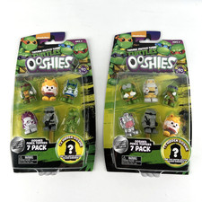 Lote de 2 paquetes Nickelodeon serie Tortugas Ninja 2016 Ooshies TMNT serie 1