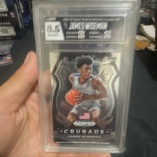 James Wiseman HGA Graded Basketball Sports Trading Card Card #62 James Wiseman