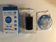 WiFi Adapter USB 3.0, AC1300 Mbps, Dual Band 5GHz/2.4G, Wireless Network Adapter