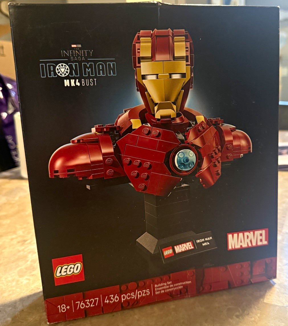 LEGO Marvel Infinity Saga: Iron Man MK4 Bust 76327 436pcs 18+
