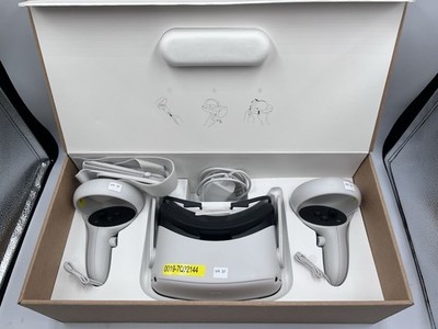  Meta Quest 2  128GB VR Bundle w/Elite Battery Strap, Box, Tested! WOW 