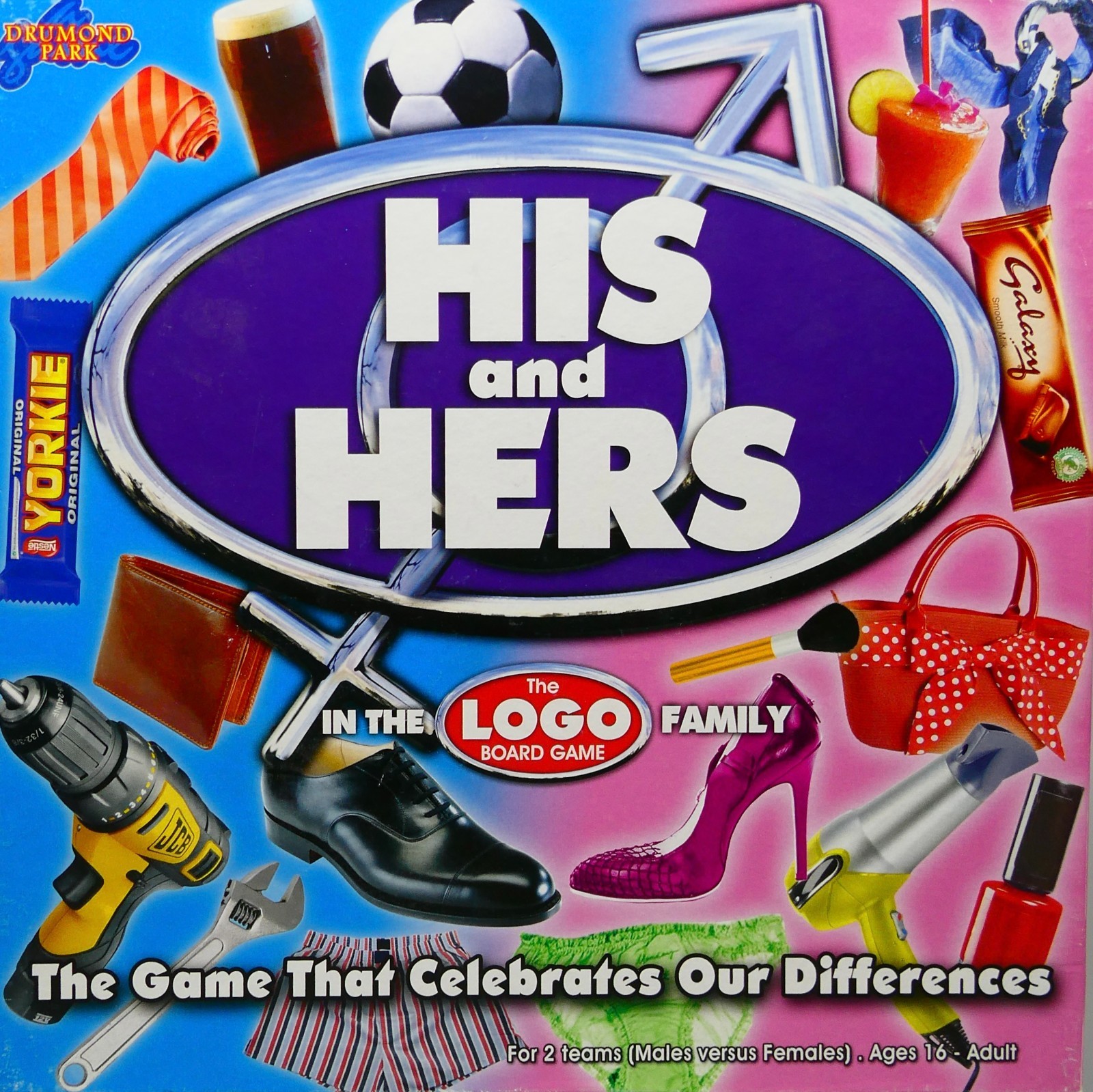 Drummond Park His and Hers Board Game Family Party 2 Teams (Adults 16+) Complete