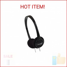 Koss KPH7 Lightweight Portable Headphone, Black