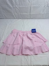 DSG Skort Girls Youth Medium M Light Pink Performance Mid Rise Tennis Skirt