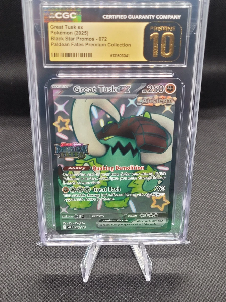 Great Tusk Ex 072 Sv: Scarlet & Violet Promo Cards for sale | eBay