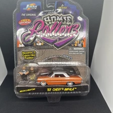 Jada Homie Rollers 63 Chevy Impala w/ Melon & Nightowl 1:64 Diecast  NEW