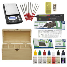 Gold Silver Jewelry Test Kit 10K 14K 18K 24K Digital Scale Diamond Tester Acid