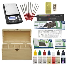 Gold Silver Jewelry Test Kit 10K 14K 18K 24K Digital Scale Diamond Tester Acid
