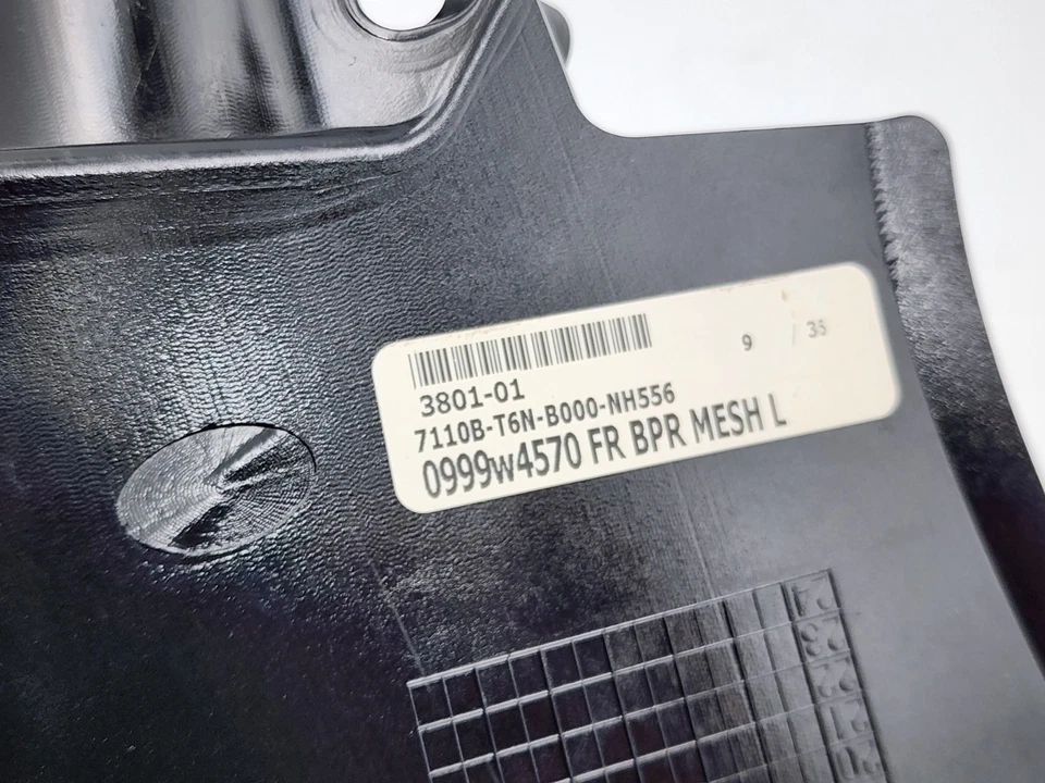 2017–2021 Acura NSX para-choque dianteiro esquerdo grade de driver malha fabricante de equipamento original - Imagem 3 de 4