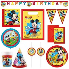 Mickey Mouse Party Supplies, Decorations, Banners, Balloons and Party Bags