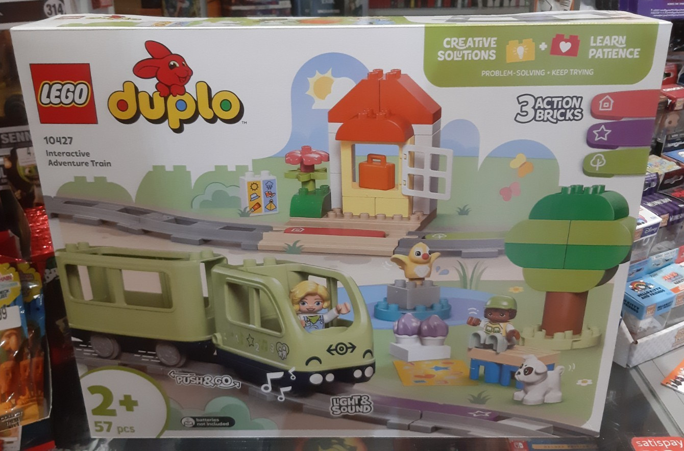 LEGO Duplo 10427 Treno d'Avventura Interattivo - Set Ferroviario Nuovo