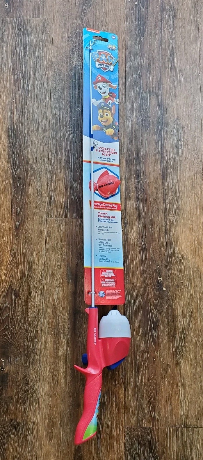 Paw Patrol Youth Fishing Kit Rod Reel and Practice Casting P