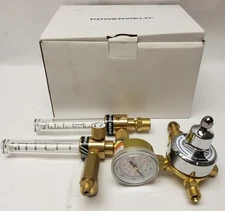 Powerweld PW196AR Argon Flow Meter Welding Gas Regulator SEE PICS! 5C3