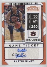 2020-21 Panini Contenders Draft Picks Game Ticket Purple 52/99 Austin Wiley 17w0