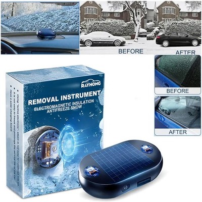 Solar Defroster Electromagnetic Car Snow Removal Device Antifreeze Snow Removal