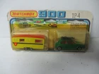 Matchbox Lesney Superfast Two Pack TP-4 VW Golf- green & Eccles Caravan, carded