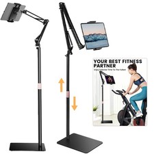 Adjustable Tablet Floor Stand, 360 Rotatable Holder for iPad/iPhone, 4.7-11"D