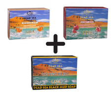 lot: 5 Dead Sea minerals Soaps- 100 Natural Mineral dead sea Soap 120G