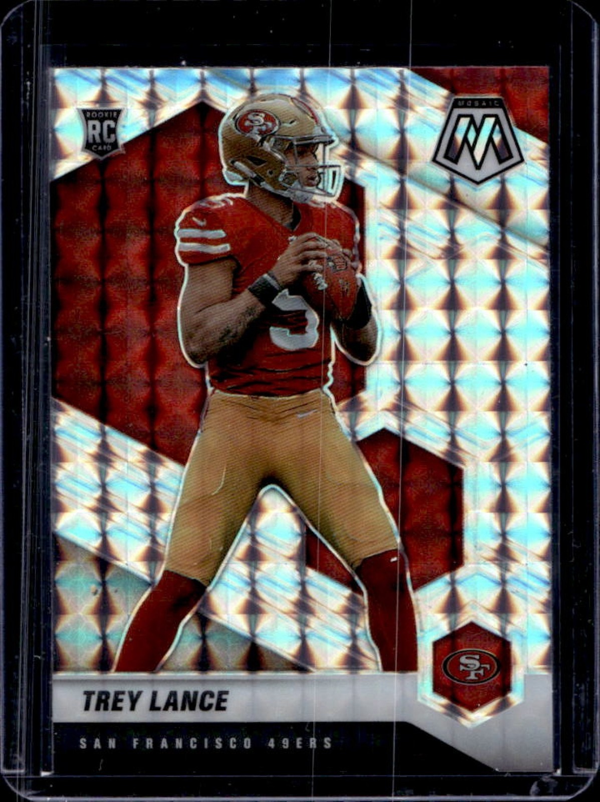 2021 Mosaic Trey Lance RC Mosaic Prizm Rookie #303 49ers