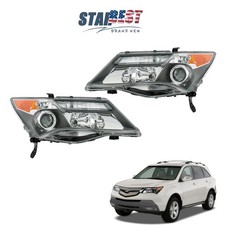 Left+Right For Acura MDX 2007 2008 2009 HID W/O Bulb&Ballast Headlights Assembly