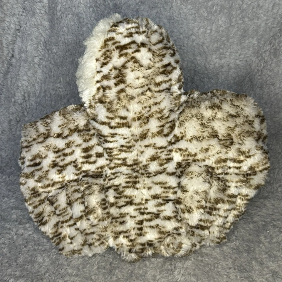 Peluche Wild Republic Snowy Owl 12" blanco ojos amarillos suave animal de peluche pájaro Foto 3 de 4