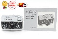 Meter Works TOP MINT Rollei 35 Singapore Film Camera Silver Tessar 40mm JAPAN