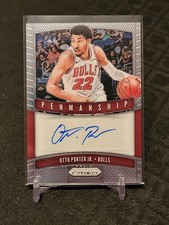 2019-20 Panini Prizm Basketball OTTO PORTER JR PENMANSHIP #PM-OPJ CHICAGO BULLS