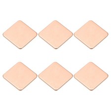 6 Pcs Heatsink Copper Pad Shim IC Chipset GPU Thermal Heatsink 15x15x1mm 