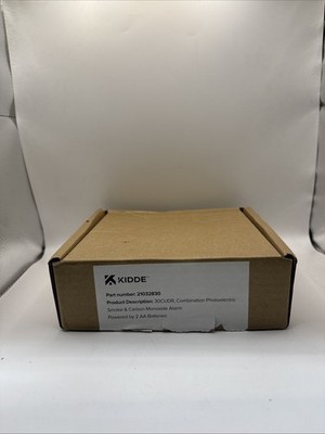 Kidde Detect 30CUDR / 21032830 Combination Smoke & Carbon Monoxide Alarm, White