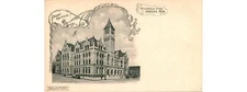 1911 Postcard Omaha NE Post Office Bilz & Kieser Halftone Chromolithograph