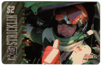 PhonePak 1996 $2. Hut Stricklin (Quaker State) Telefonkarte