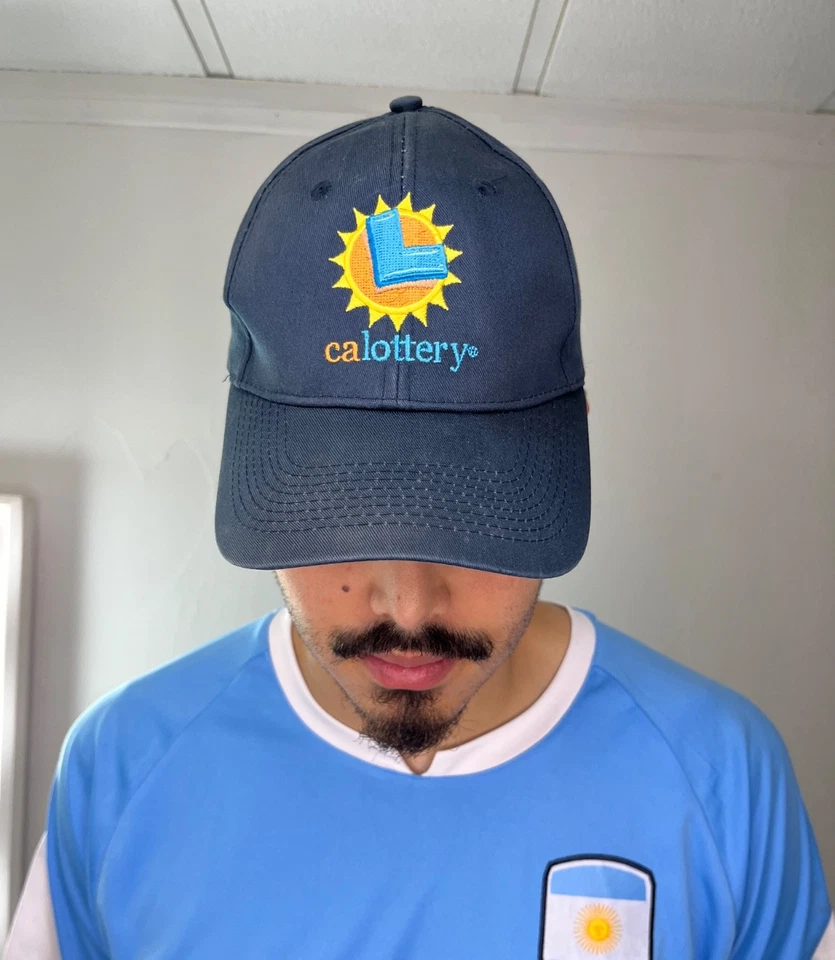 Бейсболка кепка CA Lottery California Lottery Adj. Хлопок среднего размера для взрослых - Изображение 2 из 4