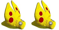 Yeowww! Catnip Lady Krinkle Bug (2 Pack) 2.5" x 1.75", Yellow