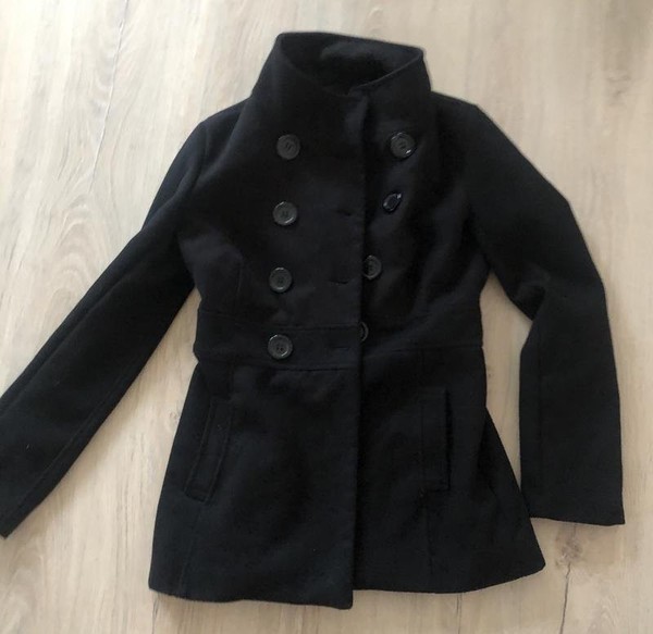 Women Tally Weijl Coat Black Viscose M