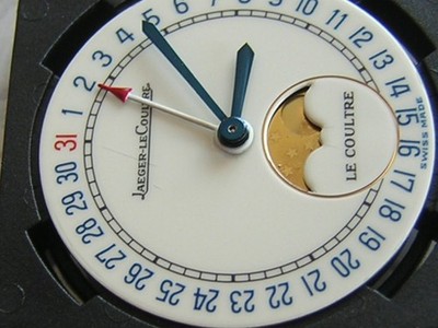 JAEGER LE COULTRE CAL 620 CARTIER 019 POINTER DATE MOONPHASE MOVEMENT WORKING!