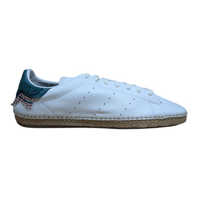 Adidas Unisex Clot Stan Smith Beaded Sneaker - White - US Sizes - JR9373