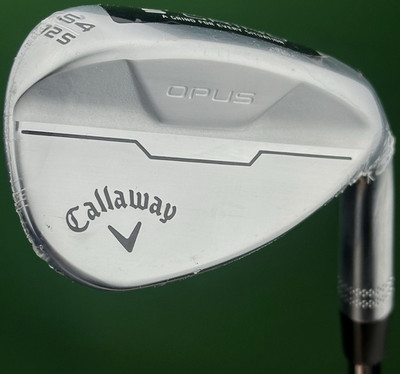 Callaway Opus Chrome Sand SW Wedge 54-12* S-Grind Steel Dynamic Gold Mid 115 NEW