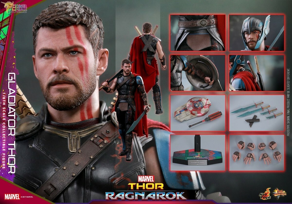 アメコミ Hot Toys Thor Ragnarok Gladiator Thor Hot Toys 1/6 Mms444 Ragnarok Gladiator Thor Action Figures In