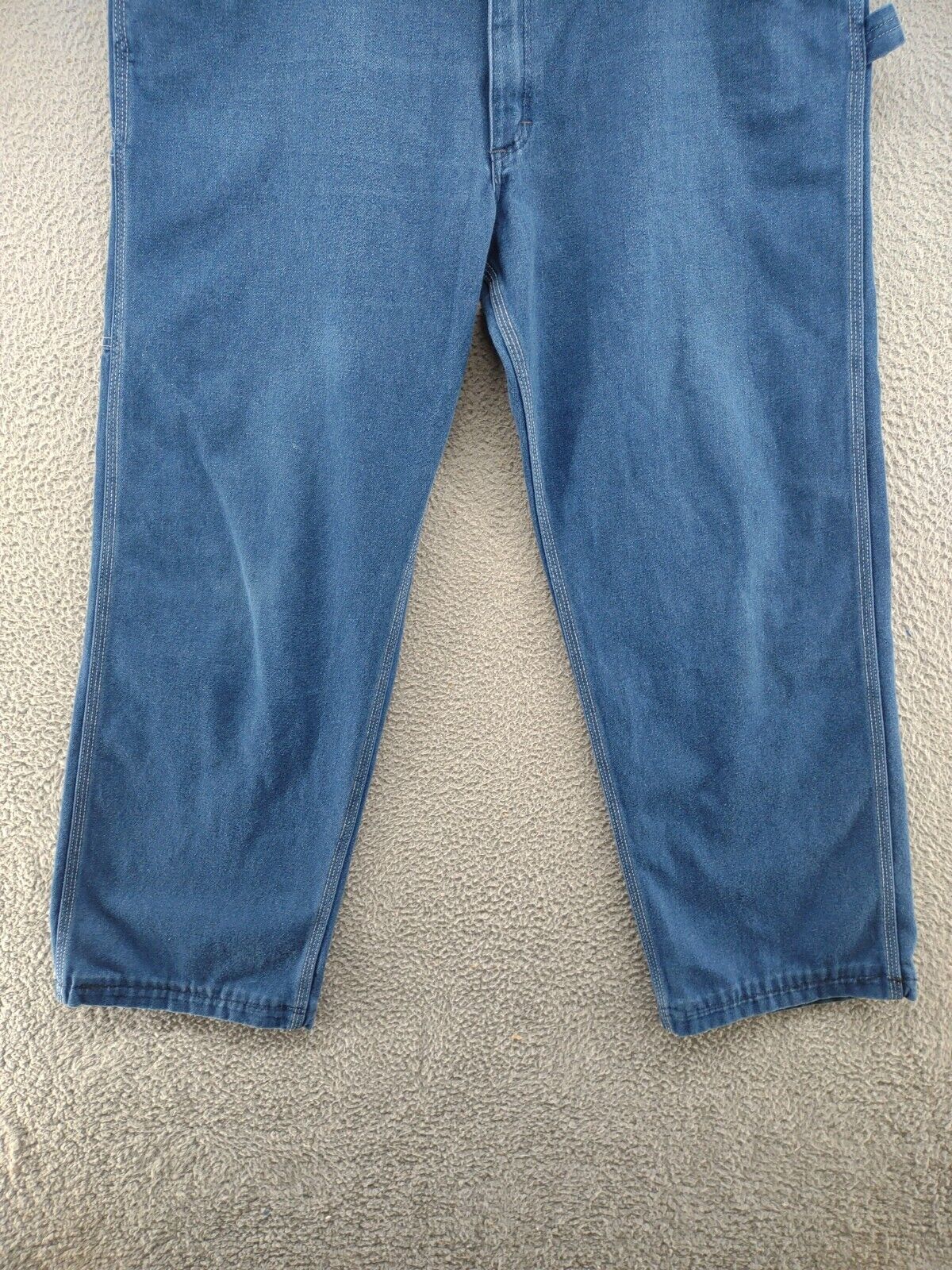 Vintage Roebucks Sears Dark Wash Carpenter Jeans … - image 2