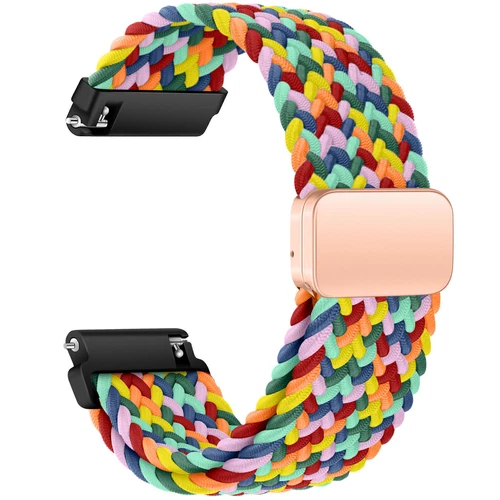 Correa de reloj de pulsera magnética de nailon trenzado de 18 mm 20 mm 22 mm correa de liberación rápida - Imagen 45 de 169