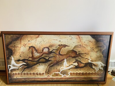 Oil Painting Canvas Castlemore Dancing Horses  .