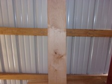 1 PC HARD MAPLE LUMBER WOOD KILN DRIED BOARD 38 1/8"X 8"X 3/4" LOT 409A FLAT