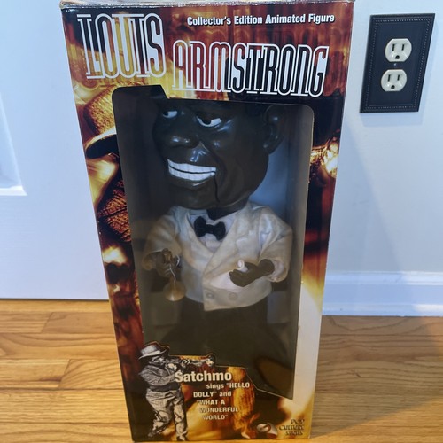 Louis Armstrong Collector's Edition Animated Figure Musical Doll with Box LESEN - Bild 4 von 6
