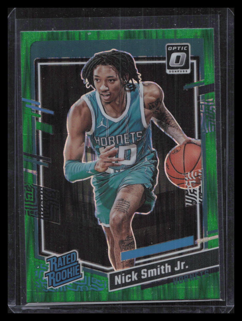 2023-24 Donruss Optic #224 Nick Smith Jr. Green Shock